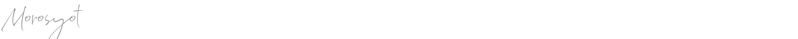 Morosyot font preview